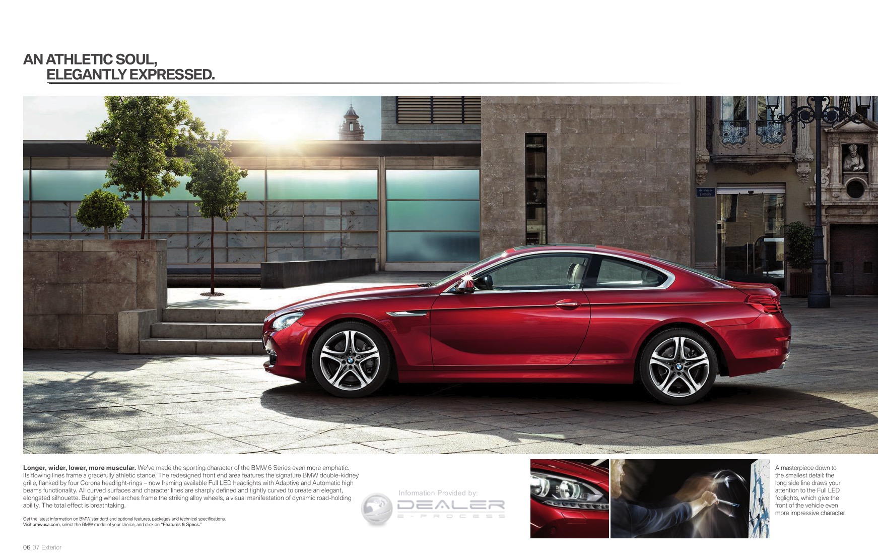 2012 BMW 6-Series Brochure Page 11